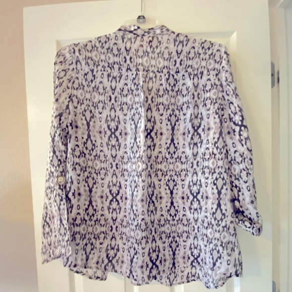 Ruby Rd. Sheer Blouse - Picture 5 of 7